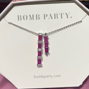 Beautiful Lab created ruby corundum 18” + 2.5” extender Bomb Party